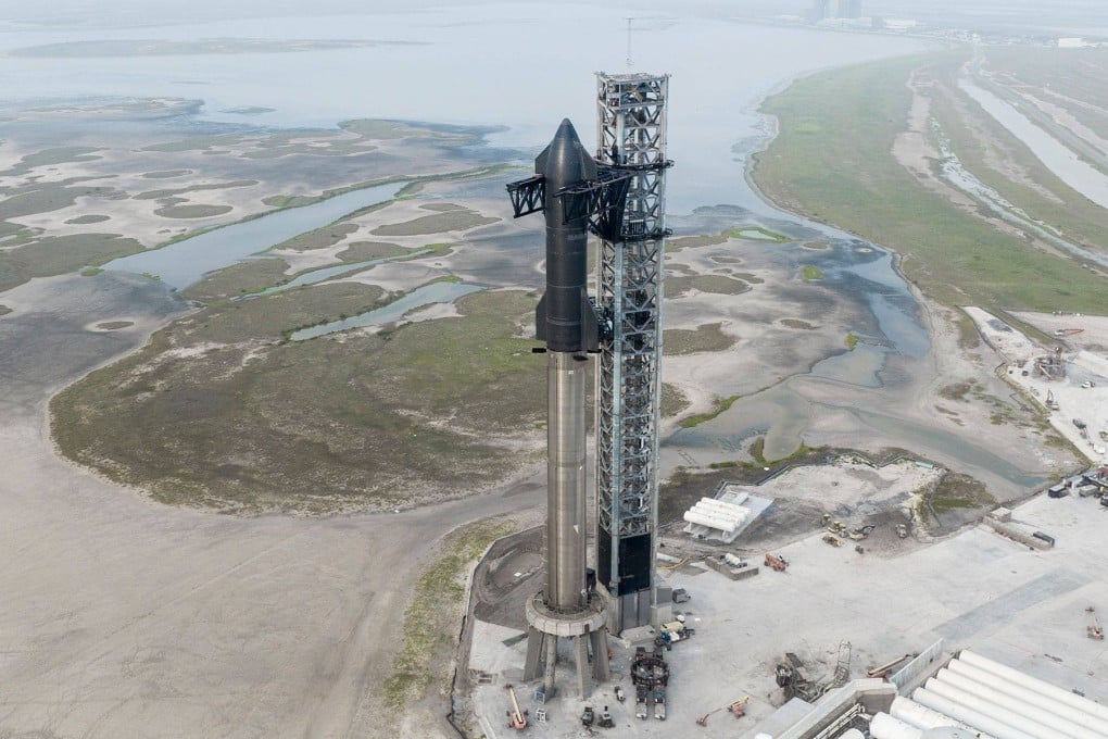 The launch of Starship was called off on Monday not long before the planned lift-off. Credit: SpaceX