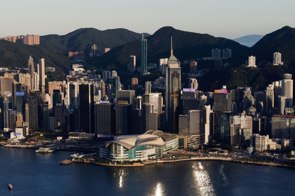 The Hong Kong skyline seen on July 13, 2021. While prime commercial-sector rents are declining, the amount of vacant space coming into the market increased during the pandemic, with more in the pipeline, putting extra pressure on rents. Photo: Reuters