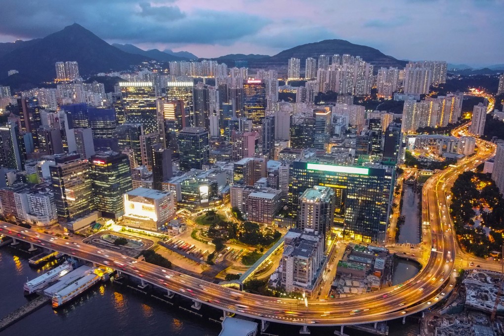 An aerial view of industrial and office buildings in Kwun Tong district. Photo: Sun Yeung
