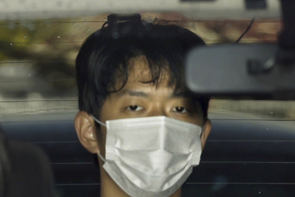 Ryuji Kimura, a suspect in Saturday’s attack during Japanese Prime Minister Fumio Kishida’s visit to a port, leaves a police station on Monday. Photo: via AP