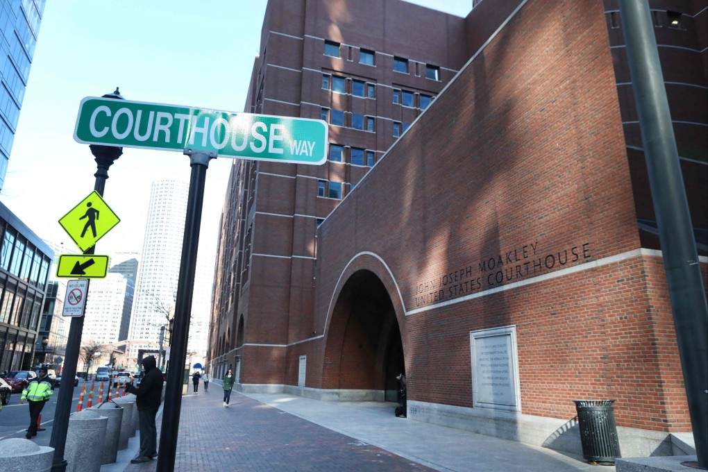 The courthouse where the detention hearing for Jack Teixeira was due to be held. Photo: AFP