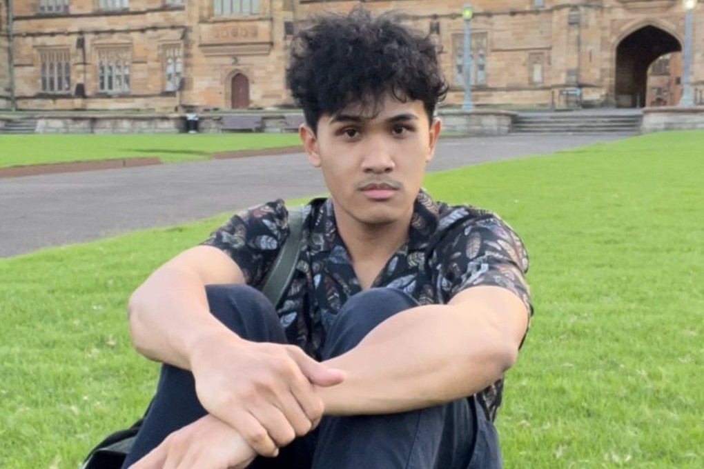 Bima Yudho Saputro, an Indonesian studying in Australia, was criticised by Lampung governor Arinal Djunaidi, after the student shared a video that drew attention to the lack of development, including stalled infrastructure projects and inadequate education facilities, in his home province. Photo: Bima Yudho Saputro