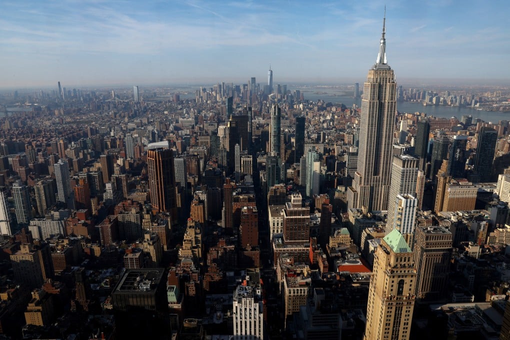 The Empire State Building and skyline of Manhattan. Most of the tickets were for travel starting in Jakarta, through to Japan and then onto New York – and back again. Photo: Reuters