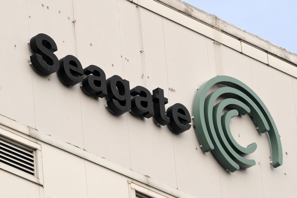 The logo of US-based Seagate Technology Holdings is seen at its plant in Singapore on August 4, 2009. Photo: AFP