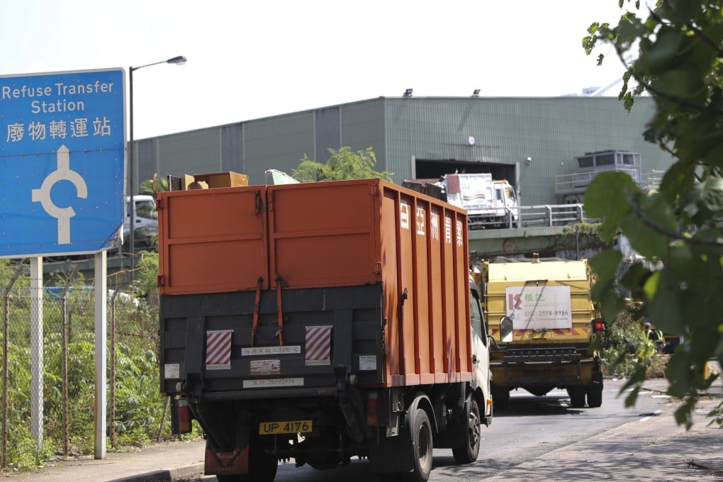 The West Kowloon Refuse Transfer Station on Stonecutters Island. Photo: Edward Wong