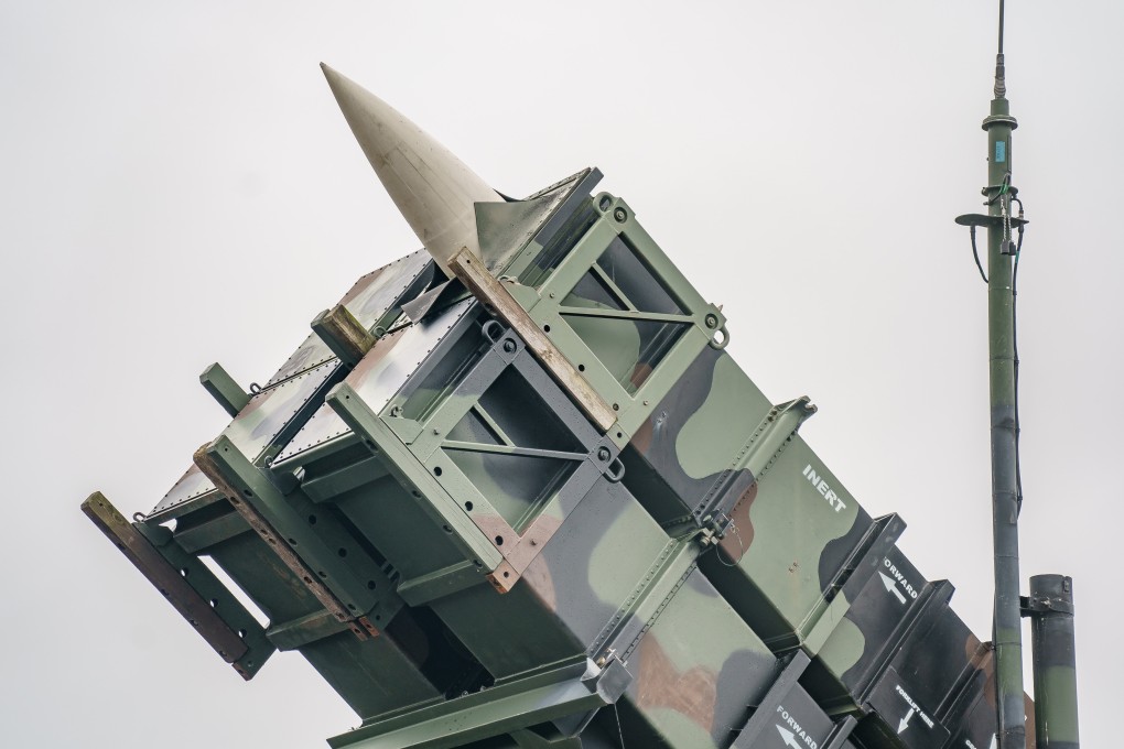 A combat-ready Patriot missile system is seen at a military airport in Schleswig-Holstein, Germany, in March 2022. Photo: dpa