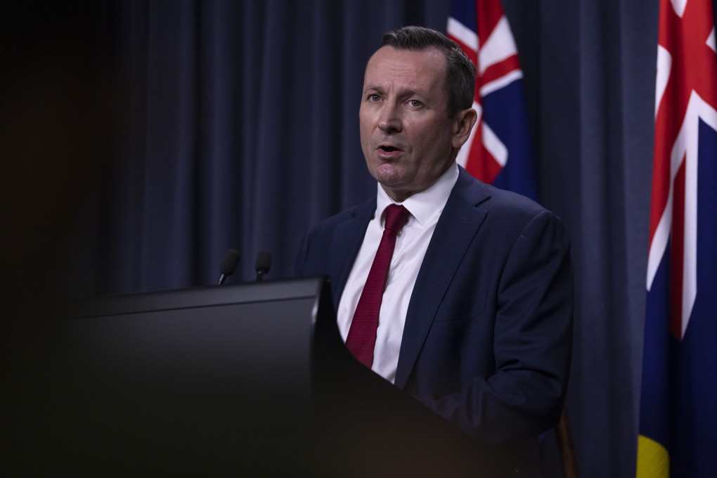 Western Australian Premier Mark McGowan, pictured here in January, is visiting China this week and attended strategic business talks between the countries. Photo: Getty Images