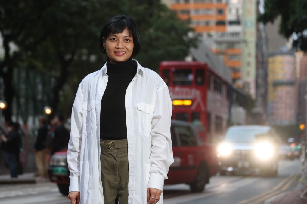 Playwright Chan Kwan-yee in Hong Kong’s Wan Chai neighbourhood, where she lived for most of her life in the same apartment. Her new play “I will die in my home” explores the meaning of home and the memories associated with where you lived. Photo: Yik Yeung-man