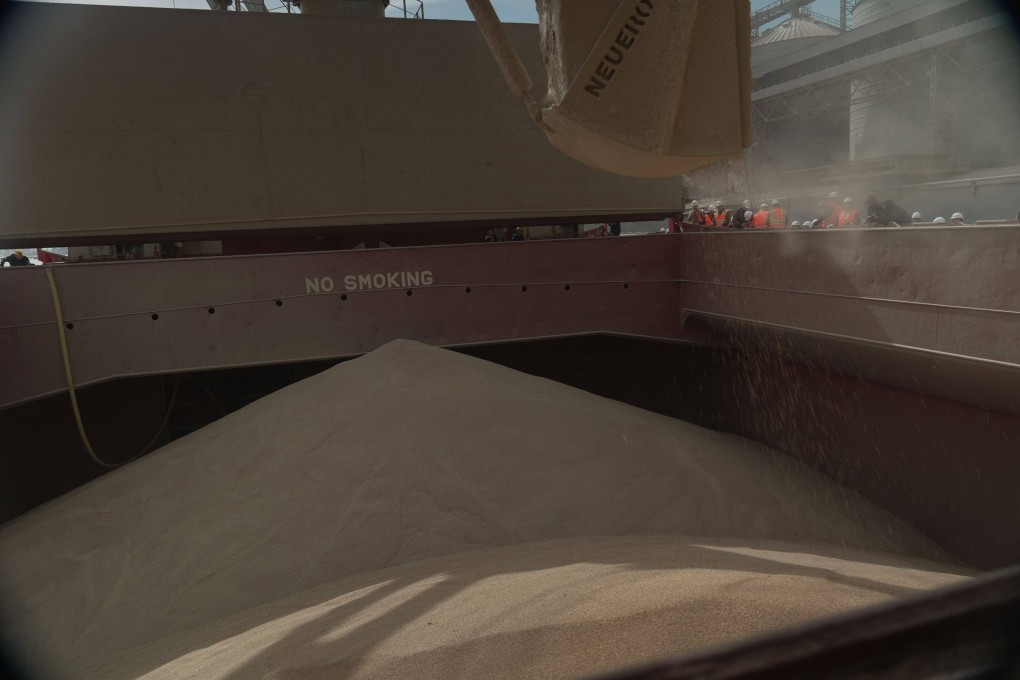 The G7 club of rich nations vowed not to let Russia inflict “starvation” on Ukrainians. Ukraine is one of the world’s top producers and the Russian invasion had blocked 20 million tonnes of grain in its ports until the safe passage deal was agreed in July. Photo: AFP