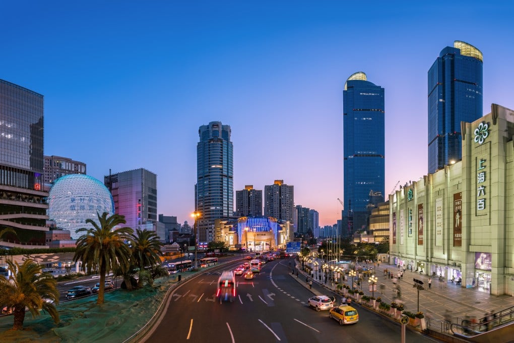 A view of Xujiahui commercial and shopping District in the Xuhui district of Shanghai in 2020. Photo: Shutterstock