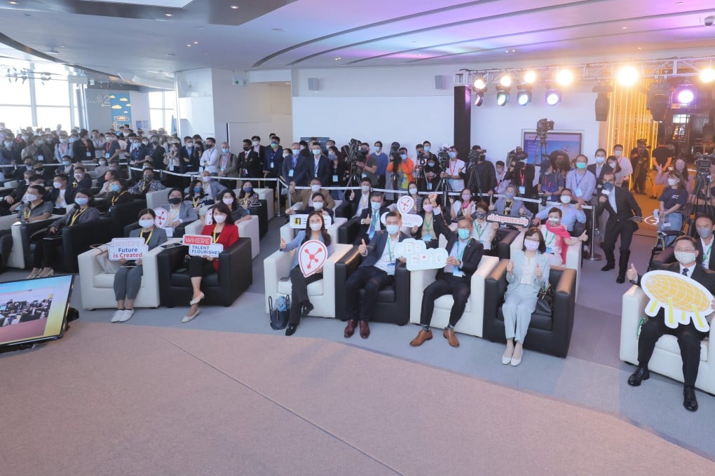 The start-ups participating in HKSTP’s annual Elevator Pitch Competition can leverage the expertise of leading companies to help them grow in the Asian market. Photo: HKSTP