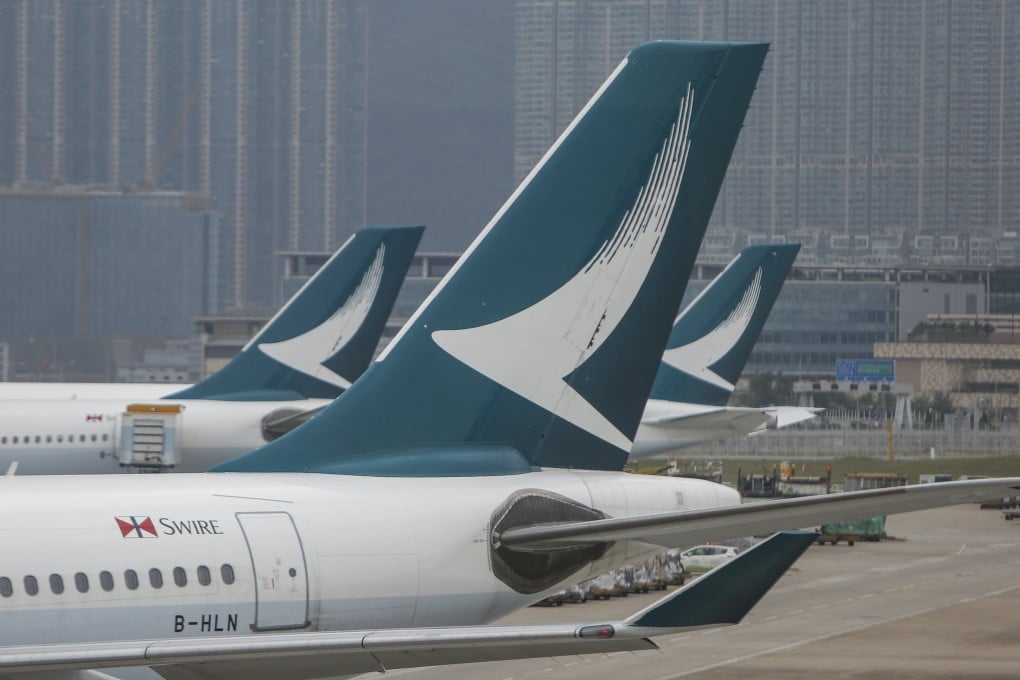 Cathay planes at Hong Kong’s airport. The city’s flag carrier is among local airlines rolling out a ticket bonanza under a government drive to lure visitors back. Photo: Winson Wong