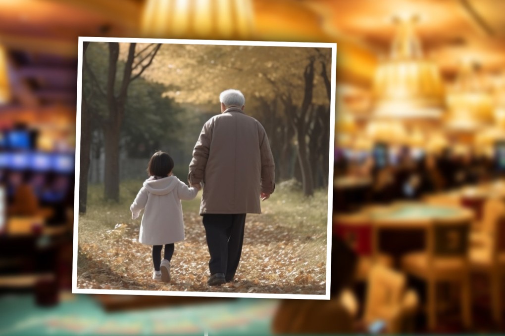Mainland social media has been shocked by the story of a Chinese grandfather who “kidnapped” his own grandchild in a bizarre attempt to pay off his gambling debts. Photo: SCMP composite