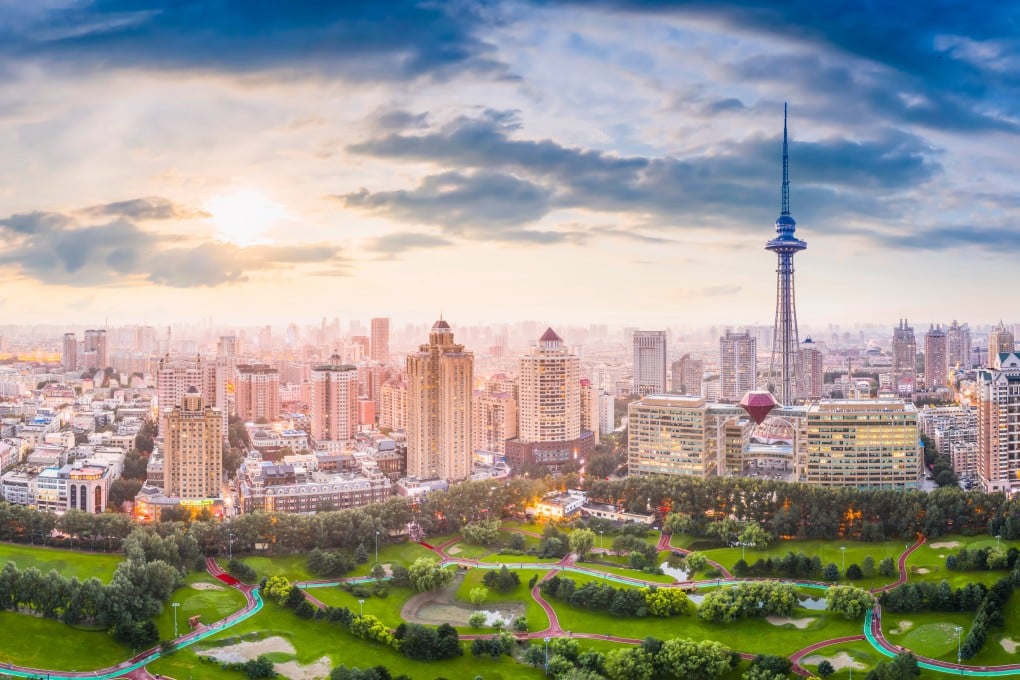 A bird’s-eye view of the city skyline in Harbin, capital of northeastern Heilongjiang province. Photo: Shutterstock