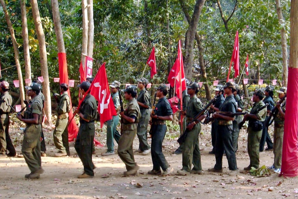 Maoist rebels in the Indian state of Chhatisgarh. Photo: AP