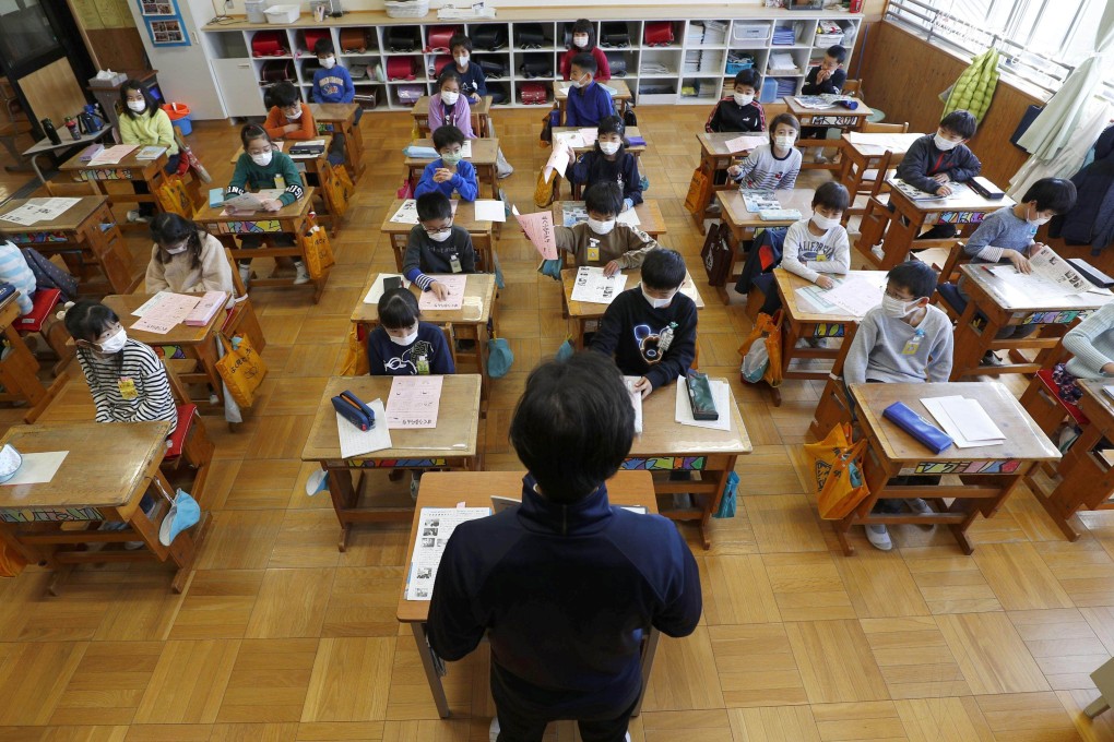 Japan’s ministry of education found that teachers worked an average of more than 95 hours overtime per month, above health standard limits of ‘karoshi’ or death from overwork. Photo: Kyodo