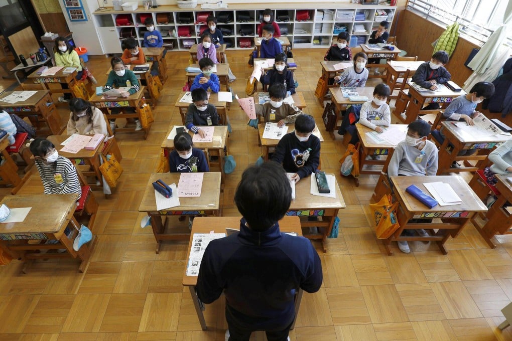 Japan’s ministry of education found that teachers worked an average of more than 95 hours overtime per month, above health standard limits of ‘karoshi’ or death from overwork. Photo: Kyodo