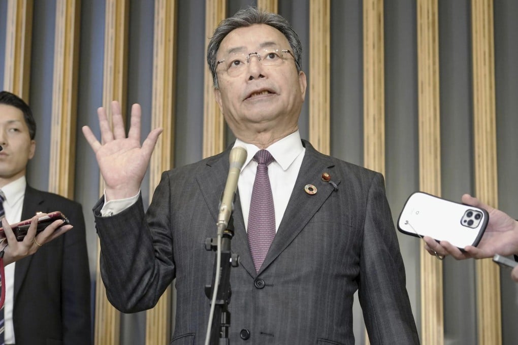 Chairperson of the National Public Safety Commission Koichi Tani has come under fire for his remark that he enjoyed eel rice so much that he kept eating even when his agency informed him of Prime Minister Fumio Kishida’s narrow escape from a pipe bomb attack. Photo: via AP)