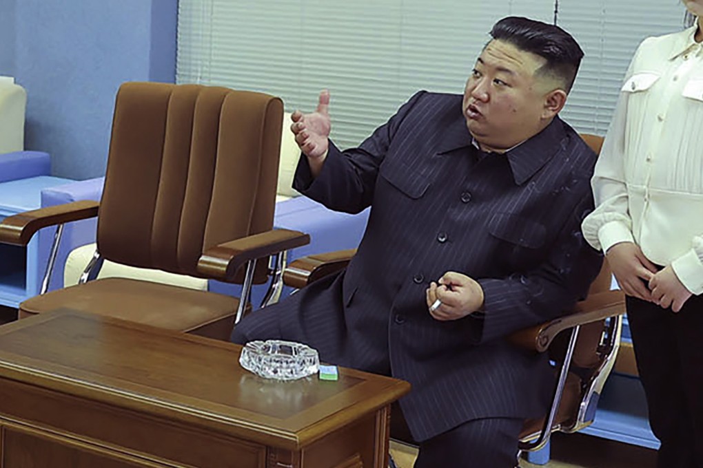 North Korean leader Kim Jong-un is known as a chain smoker and is frequently seen with a cigarette in hand in photographs in state media. Photo: Korean Central News Agency/Korea News Service via AP