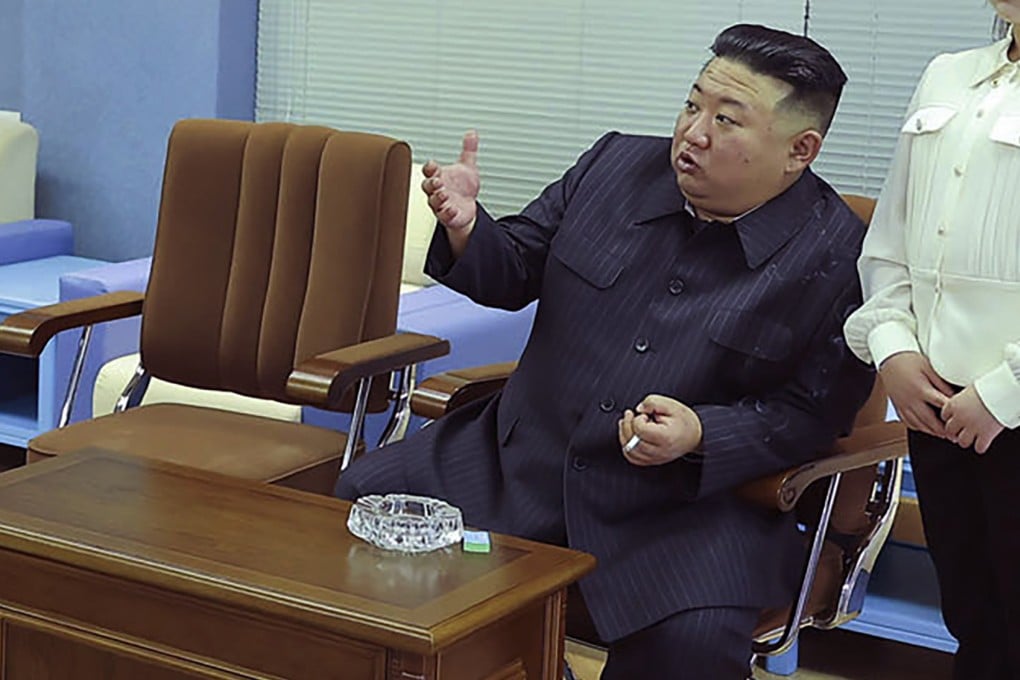 North Korean leader Kim Jong-un is known as a chain smoker and is frequently seen with a cigarette in hand in photographs in state media. Photo: Korean Central News Agency/Korea News Service via AP