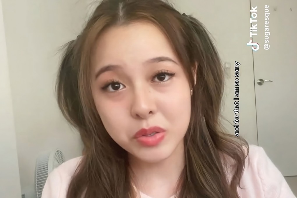 Brooke Lim, a 19-year-old TikTok influencer in Singapore, confessed on Monday to making “the very serious and regrettable” mistake of plagiarising work from other writers. Photo: TikTok/@sugaresque