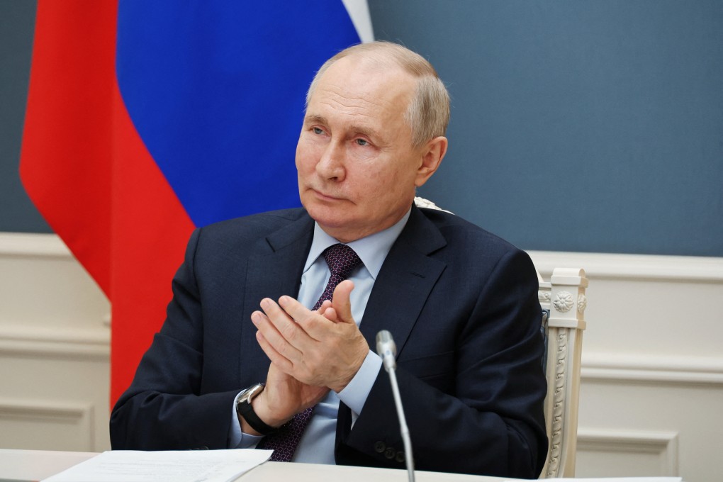 Russian President Vladimir Putin spoke to Turkish President Recep Tayyip Erdogan via video link. Photo: Reuters