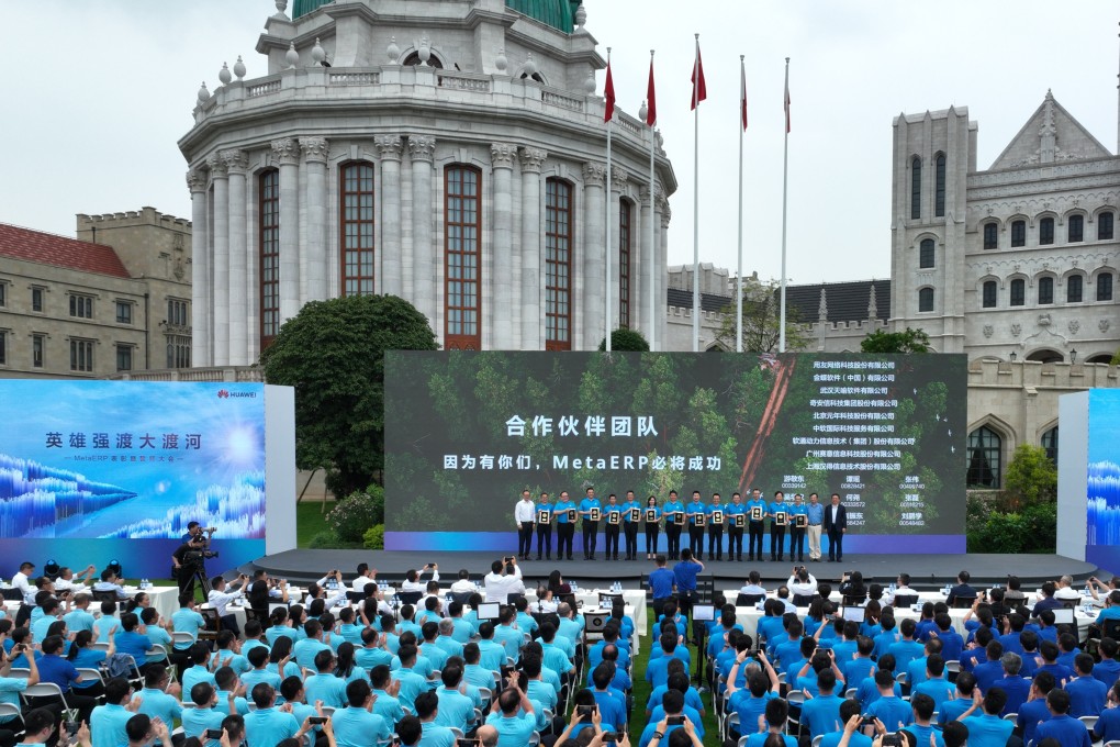 Huawei sees revenue stagnate in first quarter as sanctions weigh. Photo: SCMP/ Tom Wang