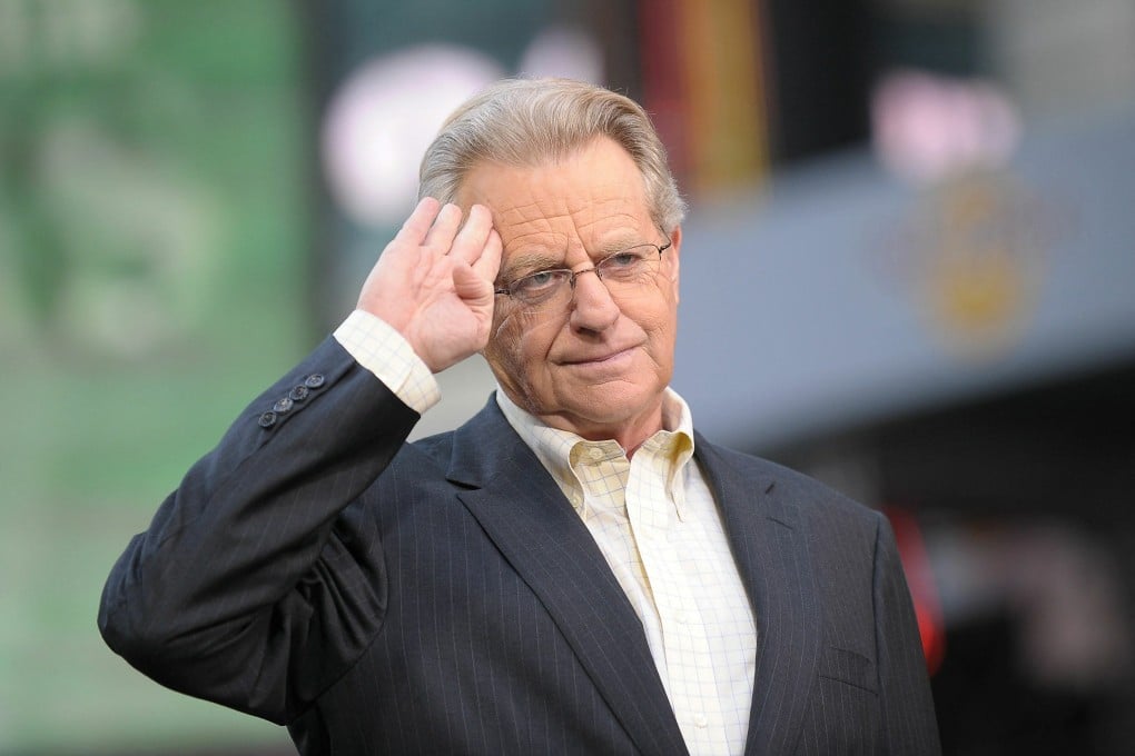 US television host Jerry Springer (seen in 2010), whose programme became a symbol of low brow television with its on-air fights, swearing and infidelity revelations, has died at the age of 79. Photo: Getty Images