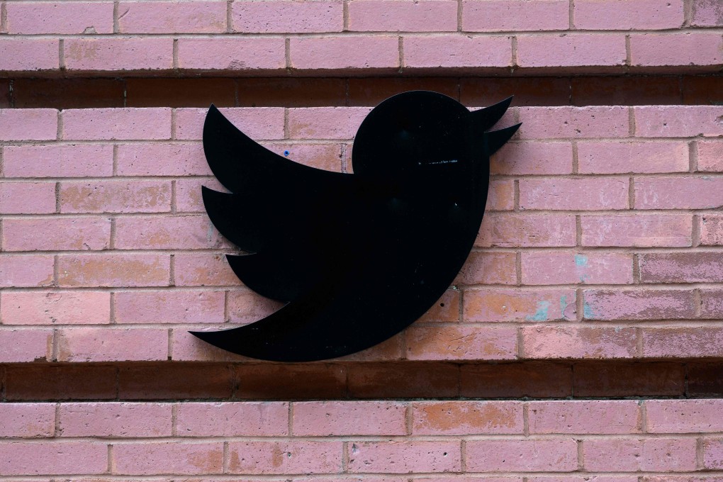 The Twitter logo seen on the company’s office building in New York City on January 12, 2023. Photo: AFP