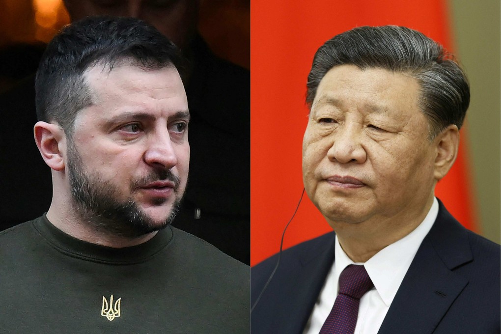 Ukraine President Volodymyr Zelensky and Chinese President Xi Jinping spoke by phone on Wednesday, the first known call between the two leaders since the start of Russia’s invasion. Photos: AFP