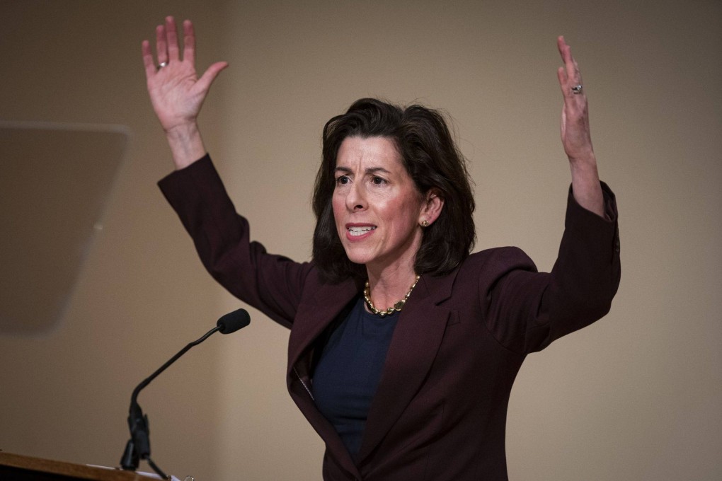 US Commerce Secretary Gina Raimondo. Photo: Bloomberg