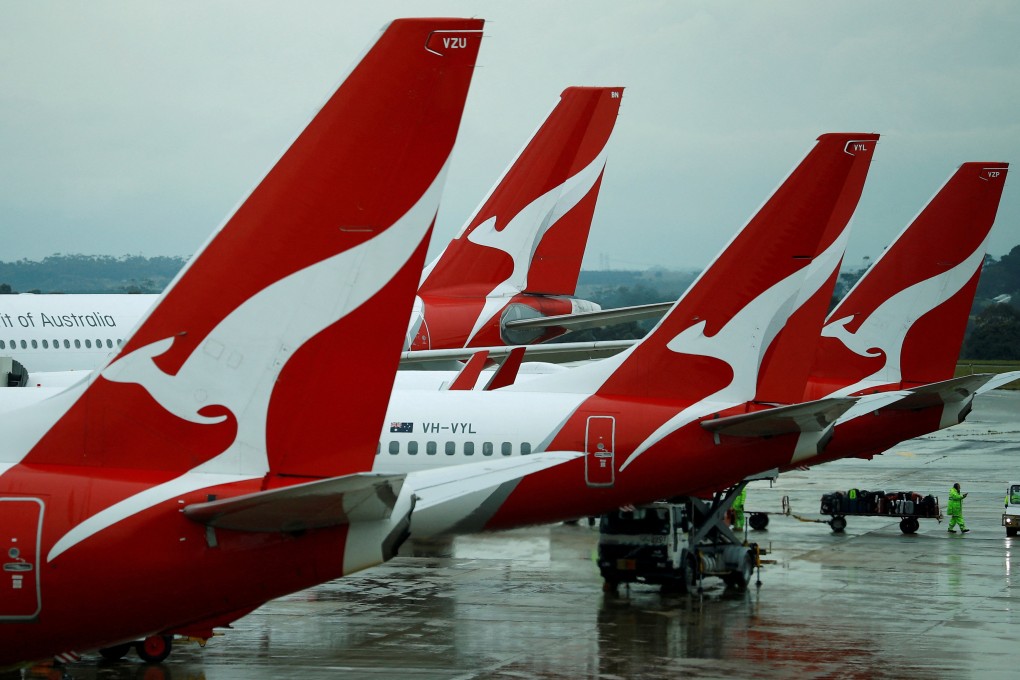 Qantas aircraft are seen on the tarmac at Melbourne International Airport. Photo: Reuters