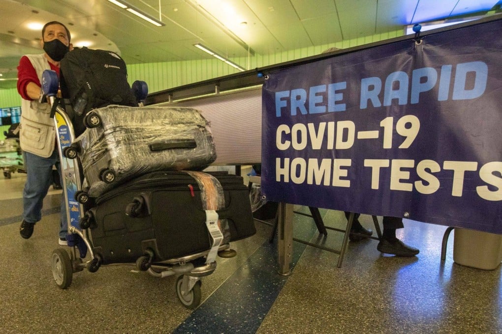 A traveler at Los Angeles International Airport (LAX). File photo: Bloomberg