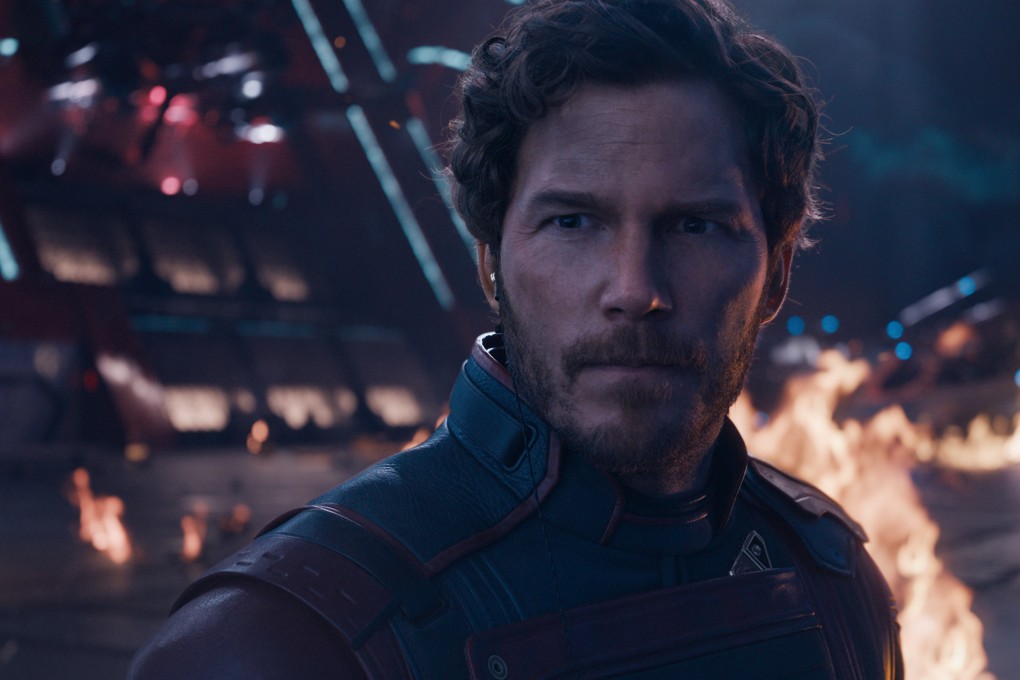 Chris Pratt as Peter Quill/Star-Lord in a still from “Guardians of the Galaxy Vol. 3”. The final outing for Marvel’s ragtag space rangers, directed by the returning James Gunn, is an enjoyable ride. Photo: Marvel Studios