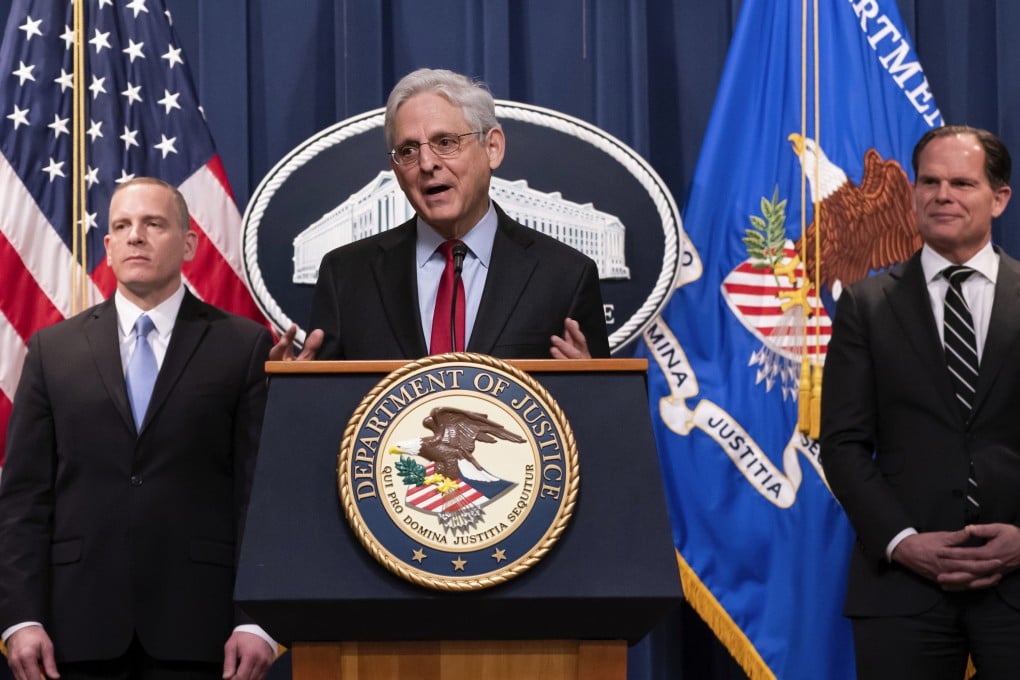 US Attorney General Merrick Garland: ‘The Justice Department will find you and hold you accountable for your crimes’. Photo: AP