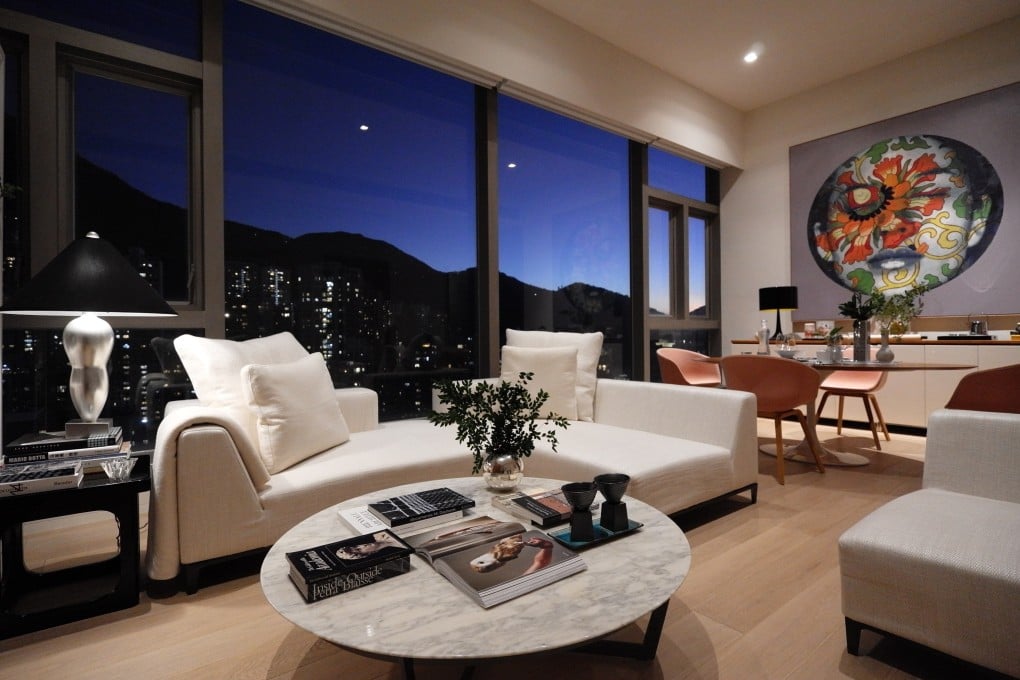 The penthouse apartment in Sai Ying Pun, Hong Kong, after its Italian luxury makeover by Susan Chiow, a newly qualified interior designer who rents the 1,300 sq ft property with her architect husband, Silas. Photo: Silas Chiow