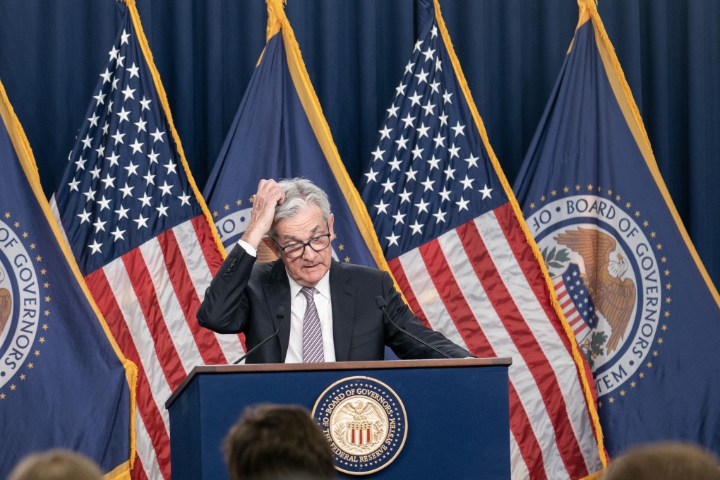 US Federal Reserve chair Jerome Powell gives a press conference in Washington on Wednesday as the Fed raised its benchmark interest rate by a quarter of a percentage point. Investors concerned about the financial risk of US office markets should pay attention to other factors such as Fed rates and the US presidential election. Photo: Xinhua