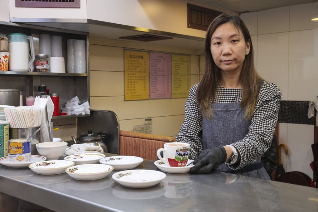 The cha chaan teng, or Hong Kong-style cafe, is a definitive experience in the city. Natalie Or (above), manager of Sun Wah Cafe, in Cheung Sha Wan, Hong Kong. Photo: SCMP