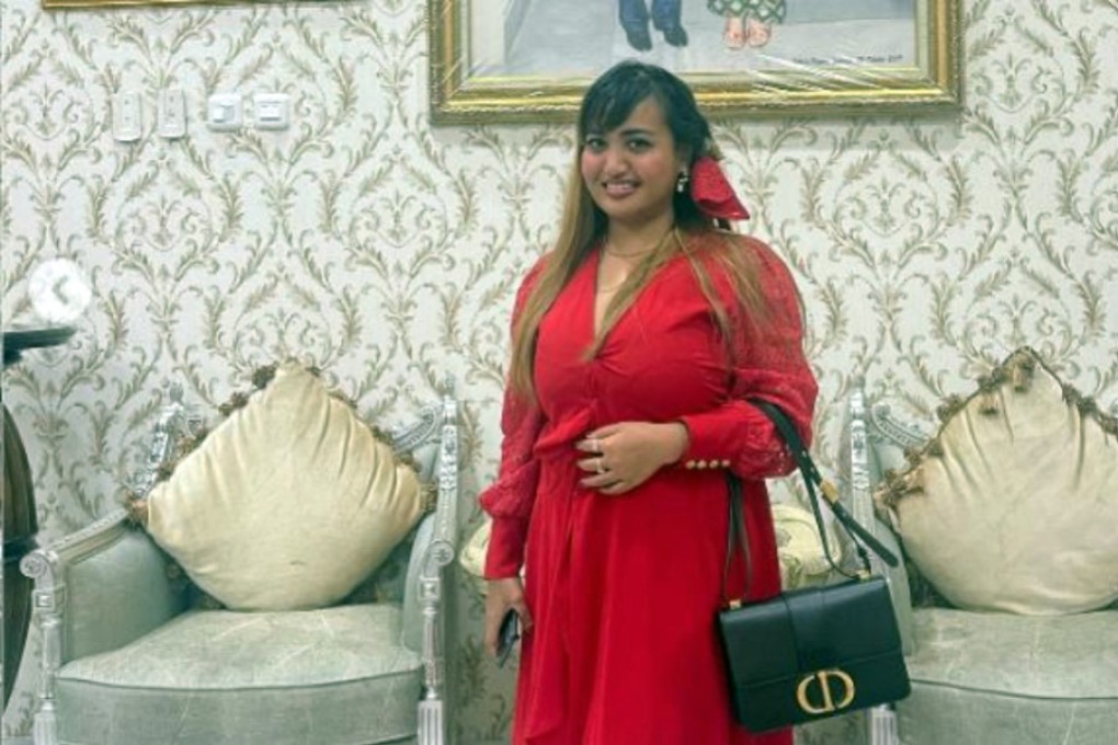 TikTok influencer who goes by the name Lina Mukherjee posted a video on March 9 of her trying pork skin for the first time while travelling in the Hindu-majority island of Bali. Photo: Instagram/@linamukherjee_