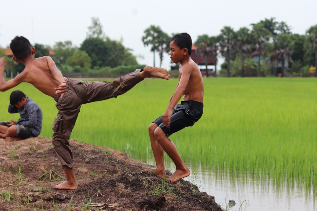 Boys practise kun khmer in Cambodia. Photo: Shutterstock