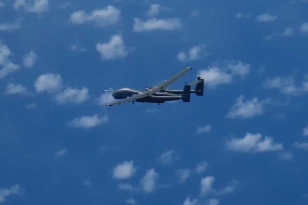 The PLA’s TB-001 drone, nicknamed the “Twin-Tailed Scorpion”, can carry bombs and missiles. Photo: Handout