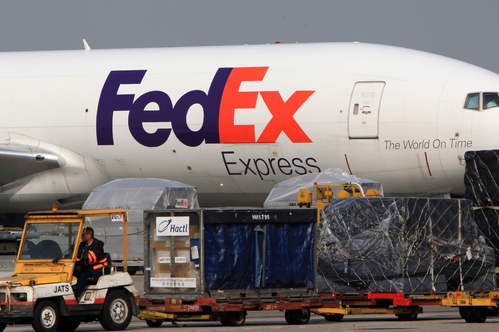 According to its website, FedEx has 1,400 employees in Hong Kong, out of more than 35,000 throughout the region. Photo: Jonathan Wong