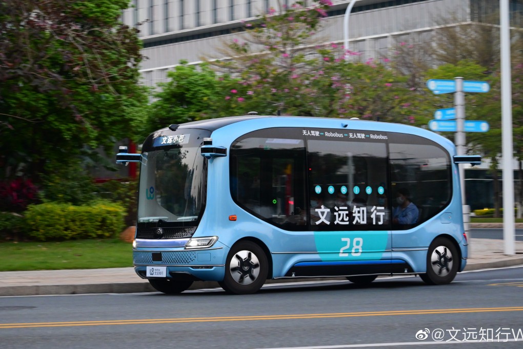 The Guangzhou-based company has deployed its autonomous buses known as robobus in 18 cities across the globe. Photo: WEIBO