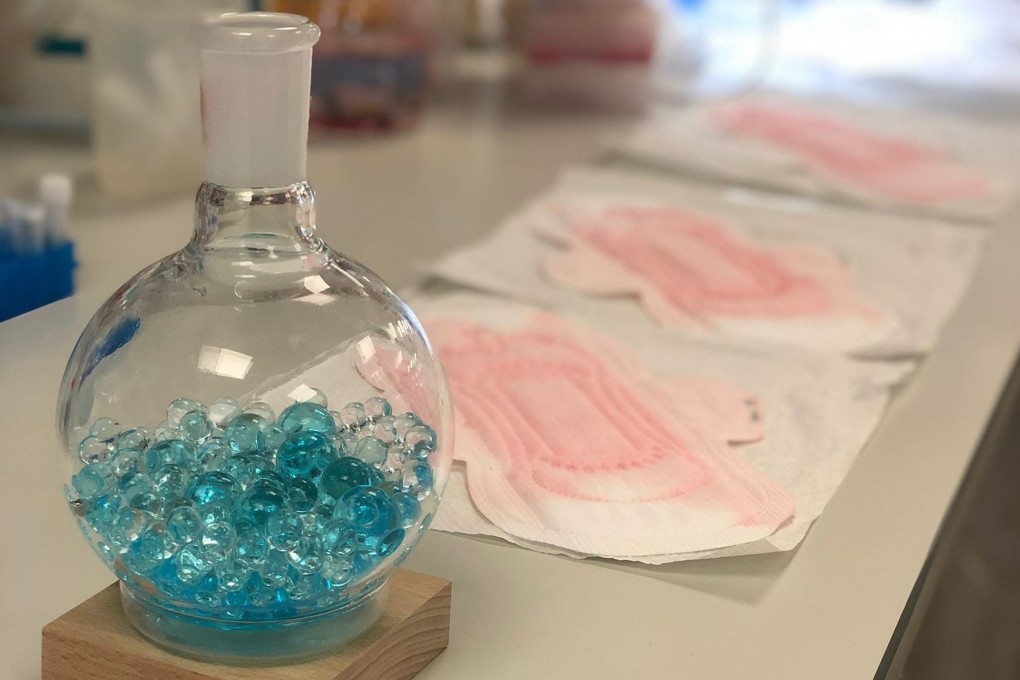 Sanitary pads invented by WomenX can test for cervical cancer. Photo: Handout