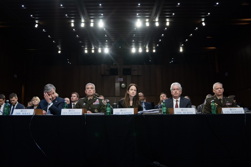 At the Senate Intelligence Committee hearing on Worldwide Threats, at the US Capitol in Washington, DC on March 8, 2023. Photo: EPA-EFE