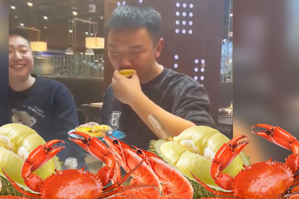 Local media reports that the six men and one woman arrived at the Shandong buffet restaurant at 5pm on May 3 and stayed till closing. Photo: SCMP composite/Baidu