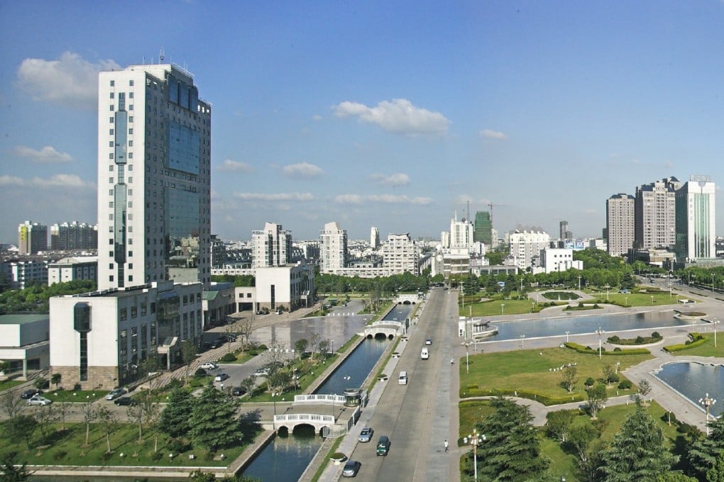 New home sales in Kunshan, a county-level city in Jiangsu province, fell 14 per cent month on month in April. Photo: Weibo