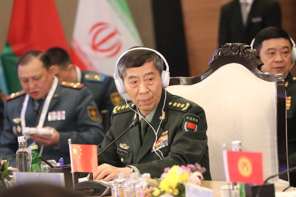 Chinese Defence Minister Li Shangfu has called for the militaries of China and Pakistan to “work together to safeguard the security interests of both countries and the region”. Photo: EPA-EFE