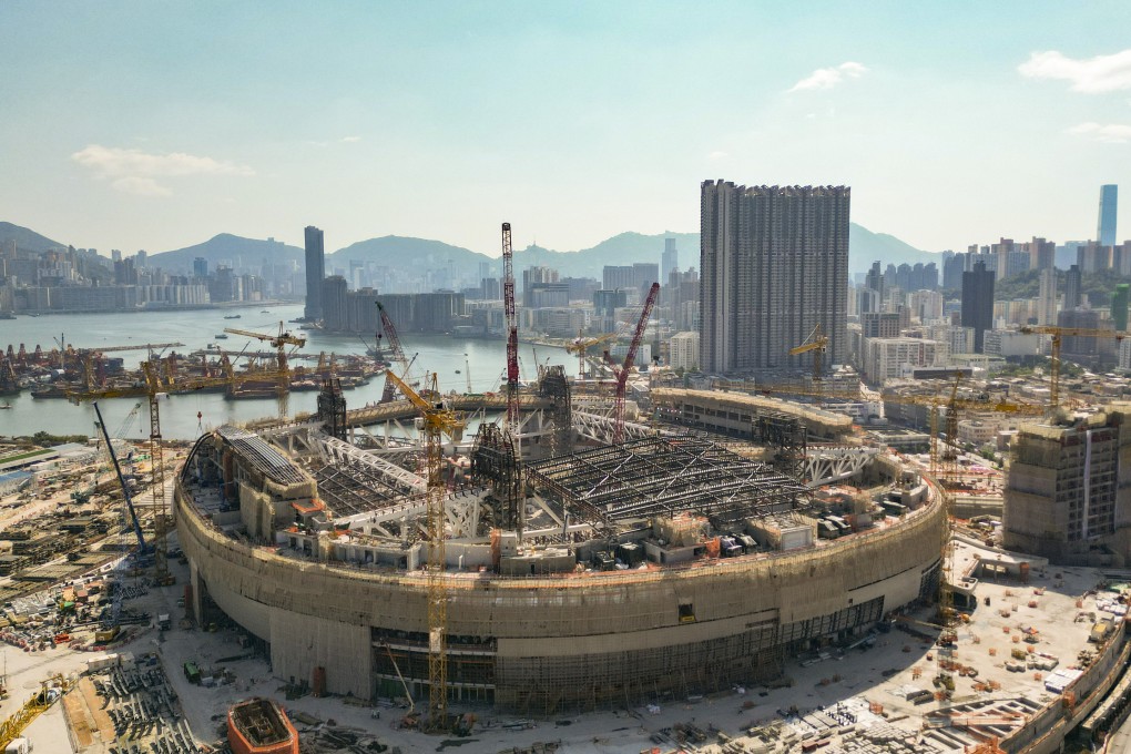 Work at Kai Tak Sport Park was delayed during the pandemic but it will open by the end of 2024, officials have said. Photo: Dickson Lee