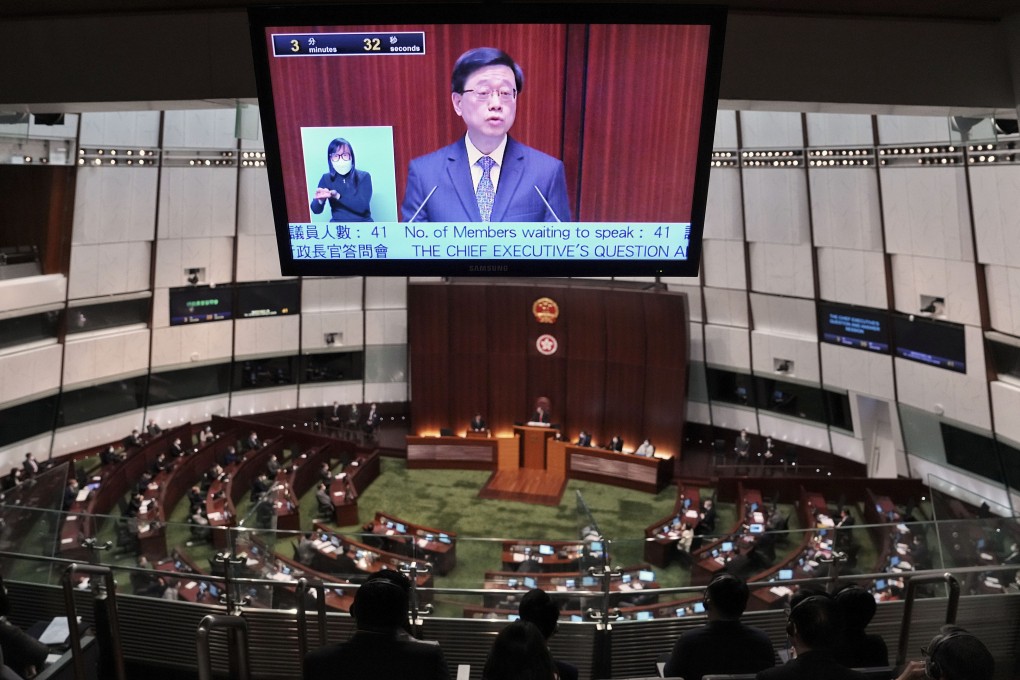 It has been common practice for Hong Kong’s chief executive to take questions regularly from lawmakers to update them on the government’s work. Photo: Elson Li